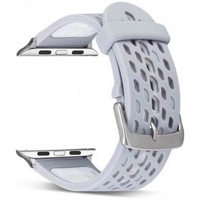 Resim Ally Apple Watch 7-8 45mm 6-5-4 44mm Soft Silikon Kayış 3-2-1 42mm 