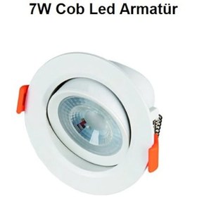 Resim 7w Akik Cob Led Armatür 10 Adet Beyaz 