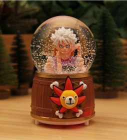 Resim Anime One Piece Işıklı Ve Müzikli Kar Küresi Büyük Boy - A 