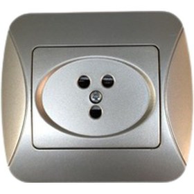 Resim Dmr Riva Silver gümüş-gri Telefon Prizi 