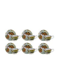 Resim Lucky Art Yvette 6 Lı Kahve Fincanı Çok Renkli 