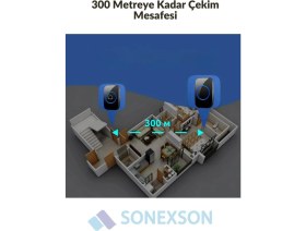 Resim Sonex Kablosuz Uzaktan Kumandalı LED Kapı Zili 
