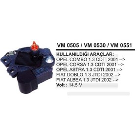 Resim Konjektor 12V Astra Combo Corsa Doblo Albea 1.3Tdi 504629746 