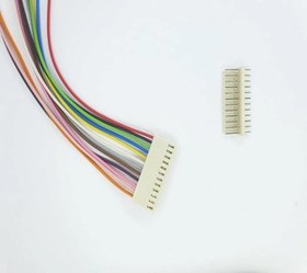 Resim SANEC 2,54mm 12 Pin 2510 Kablolu Dişi Konnektör + 180D Erkek PCB Tipi 30cm - 0,50mm 