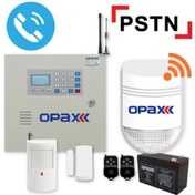 Resim Opax-2545 Pstn Panel & Bgr-09 Kablosuz Sirenli Full Alarm Seti 