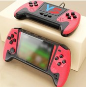 Resim Gaojunshop01 Kırmızı Sıdakeye Retro El Konsolu 3.5 İnç Ekran Çift Kumandalı Şarj Edilebilir 