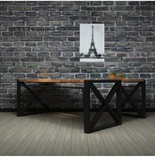 Resim Deryawood Gold Masif Ahşap L Bilgisayar Masası Modüllü 160x85x76cm 50x75cm Yan Modül Açık Ceviz 