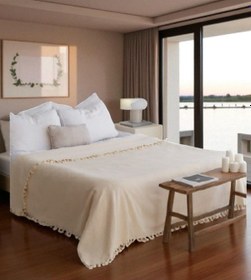 Resim 160x220 Cm Tek Kişilik El Dokuması Pike Anne & Çocuk İçin 