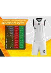 Resim Acr Giyim Kişiye Özel Basketbol Forması - Dizayn : Klasik 