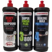Resim Menzerna 400- 3800 Sealingwax Pasta Hare ve Boya Koruma Seti 1 Lt 