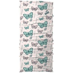 Resim NECKO Pembe Kelebek Maske 4 Mevsim Motosiklet ve Outdoor Bandana - Balaklava DN418 
