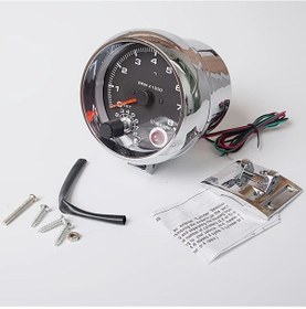 Resim Motion003 Hippcron 9.53 Cm Evrensel Araba Hız Göstergesi 12v Vites Işıklı Pvc Gösterge Paneli 1 Adet 