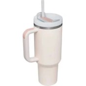 Resim Shun Shop 40OZ Sapır Kupa 319 Paslanmaz Çelik Kupa Vakum Çift Katmanlı Taşınabilir Buzlu Bully Saman Vakum Kupası (Yurt Dışından) 