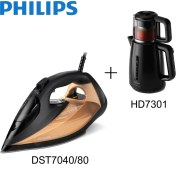 Resim Philips DST7040/80 2800 W Buharlı Ütü+Phılıps HD7301 Çay Makinesi , Yanında+Mutfak Tartısı Hediye 