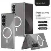 Resim For Samsung Zfold3/4/5/6/7 için uygun, sert ve çizik direnci yüksek manyetik şeffaf kılıf, düşmelere karşı tam koruma sağlar. 