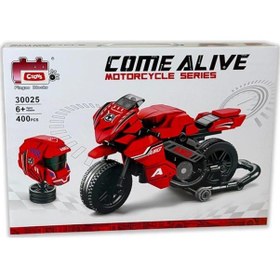 Resim Ctoys Come Alive Blok Yarış Motoru 400 Parça 30025 