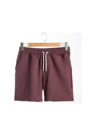 Resim Erkek Bordo Basic Regular Fit Şort & Bermuda Bordo 