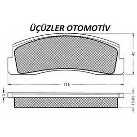 Resim Ferbe Ön Fren Balatası Lada Niva Wva 20660 21213501090 