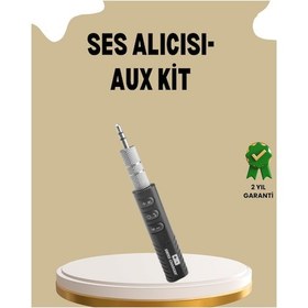 Resim Mini Bluetooth Ses Adaptörü Hoparlör, Araç Radyosu Ve Kulaklık İçin 