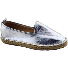 Resim MOLY ESPADRİLLE Gümüş Günlük Espadril Ayakkabı 