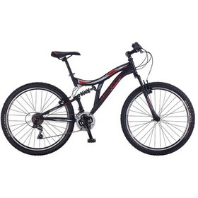 Resim Salcano NOVA V-FREN 26 JANT SİYAH-KIRMIZI BİSİKLET 