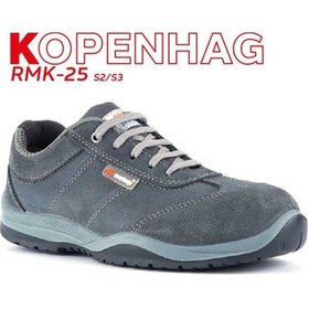 Resim Mekap İş Ayakkabısı - Kopenhag Rmk-25 Gray Suede S2 