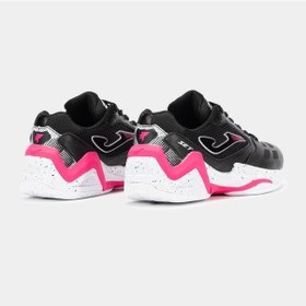 Resim Joma Set Lady Tselw2501c Kadın Toprak Kort Tenis Ayakkabısı Siyah 