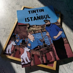 Resim Tenten İstanbul'da - Tintin a Istanbul - 15x21 