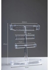 Resim Aksesuar Standı Takı Organizer Şeffaf 