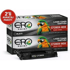 Resim Hp Cf280x Hp Laserjet M425 Uyumlu Toner - 2'li Paket 