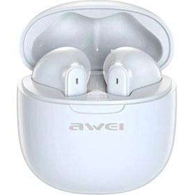 Resim Amorus Aweı T68 4 Mikrofon Enc Gürültü Önleyici Bluetooth Kulaklık Hifi Ses Kulaklık - Beyaz (Yurt Dışından) 