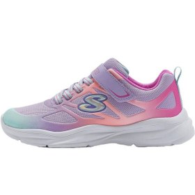 Resim Skechers Bounder Kız Çocuk Mor Günlük Ayakkabı 