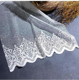 Resim Evdepo Home Kullanıma Hazır Örme Tül Perde (542108816) 