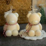Resim 1 adet Sevimli Ayı Kokulu Mum Kalıbı - DIY Silikon Kalıp Mumlar, Sabunlar ve El Sanatları için | Ev Dekoru, Düğünler, Sevgililer Günü, Anneler Günü ve Noel Hediyeleri için Mükemmel | Dayanıklı ve Kullanımı Kolay | Festiv Dekor Kalıbı | Ayı Dekor Kalıbı, Mum Yapımı Malzemeleri 