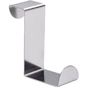 Resim 4 Adet Delme Gerektirmeyen Bulaşık Bezi Tutucu, Paslanmaz Çelikten Küçük Kapı Kancası, Gümüş 