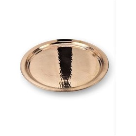 Resim Dövme Bakır Tepsi 36 CM 