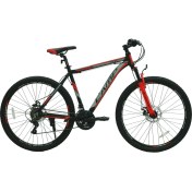 Resim Belderia Camp Xc 4.2 29" Jant 20" Kadro Shimano ST-EF41 Vites Mekanik Disk Fren Kırmızı 