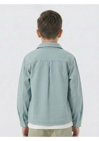Resim Xo Kids Erkek Çocuk Gömlek 8-14 Yaş 48357 Mavi 
