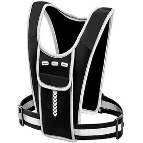 Resim Skycity Açık Hava Sporları Göğüs Çantası Yansıtıcı Eller Koşu Sırt Çantası Yelek Ayarlanabilir Omuz Çantası Kamp Yürüyüş Bisiklet Dağcılık İçin Hafif Binicilik Çantaları Renkli 