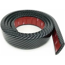 Resim Mufunye Araba Tekerlek Kepçesi Koruyucu 150cm Karbon Fiber 4.5cm, Çarpma Ve Çizikten Koruma, Kolay Kurulum Esnek Lastik 