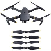 Resim Samdoo Djı Mavic Pro Platinum İçin 8331f Gümüş Kenar Katlanabilir Rovans, Gürültü Azaltıcı, 4 Çift Set, Üçüncü Parti Parça 