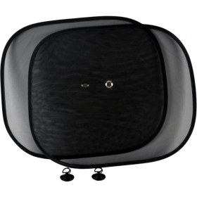 Resim Carub Yan Cam Perde Düz Vantuzlu Siyah 2 Li 44X38 cm BR4955504 