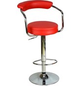 Resim Bürocci Monica Bar Sandalyesi-Kırmızı-9510Q0116 Çok Renkli 