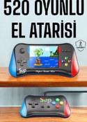 Resim hayalimsah Retro 500 Oyunlu Nostaljik Oyunlu El Atari Gamebox Oyun Konsolu Çift Destekli 