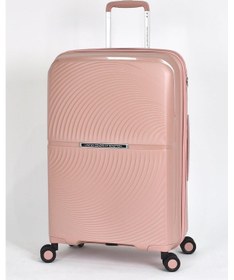 Resim United Colors Of Benetton Orta Boy Kırılmaz Valiz Polipropilen Pembe Bnt2000 Pembe 