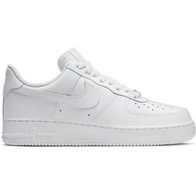 Resim Nike Air Force 1 '07 Fresh Erkek Beyaz Sneaker 