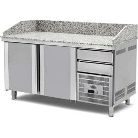 Resim Empero EMP.160.80.01 Granit Tablalı Buzdolabı 2 Kapılı 300 L 