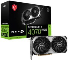 Resim MSI GEFORCE RTX 4070 SUPER 12G VENTUS 2X OC 12GB GDDR6X 3XDP HDMI 192BİT 