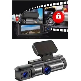 Resim Çift Kameralı Araç Kamerası Ön Ve Arka Kameralı 