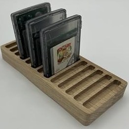 Resim Generisch Gerçek ahşap stand standı 13 Nintendo Gameboy Classic oyun için 